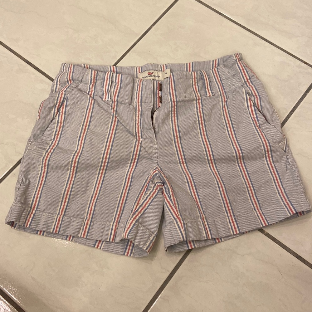 Womens Vineyard Vines, Red White and Blue, Shorts Size 0